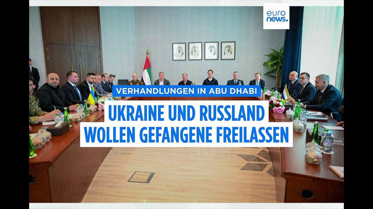Abu Dhabi: Ukraine und Russland vereinbaren Austausch von 314 Kriegsgefangenen