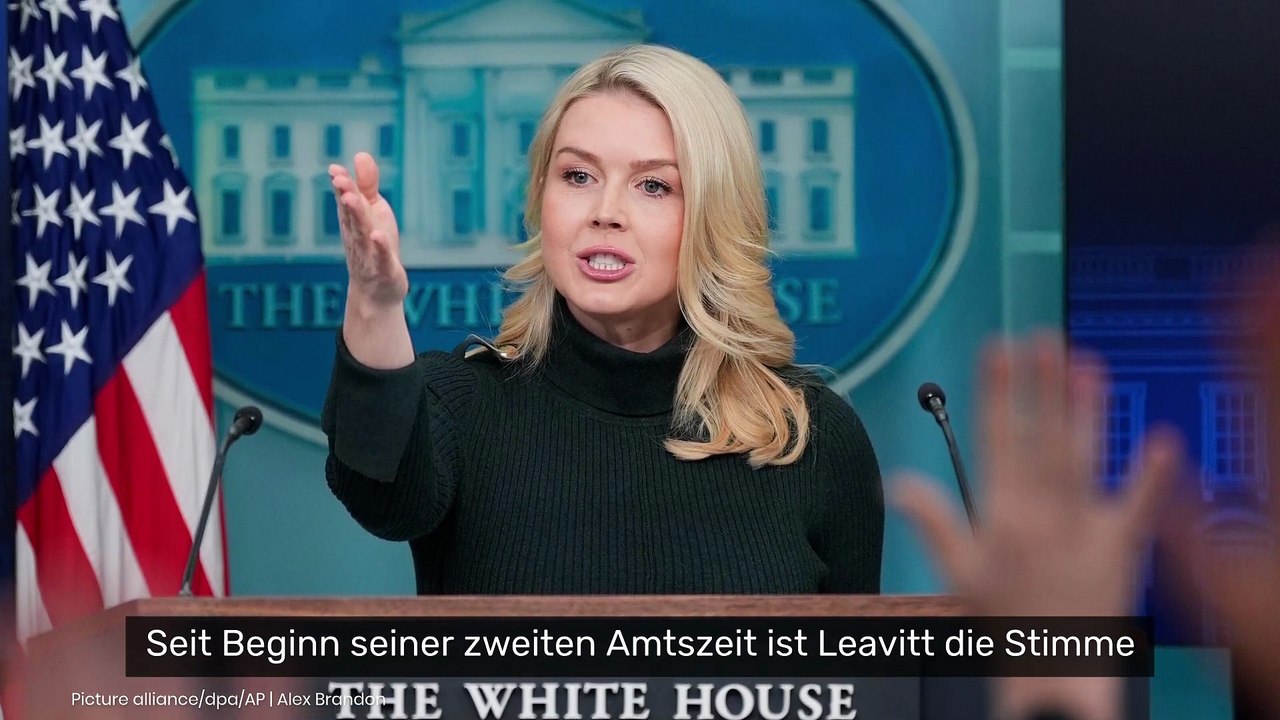 Donald Trump und Karoline Leavitt: 'The Don' demütigt Weißes-Haus-Sprecherin mit Widerworten