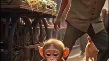 Poor Baby Monkey Heart Touching Story