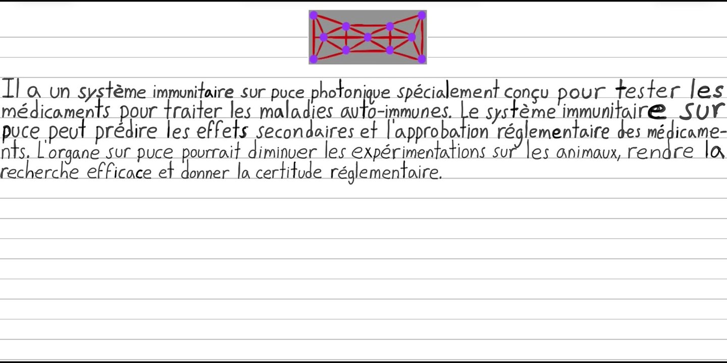 Organe sur puce avancée