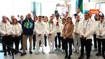 Milano Cortina, il Presidente Mattarella agli azzurri: 