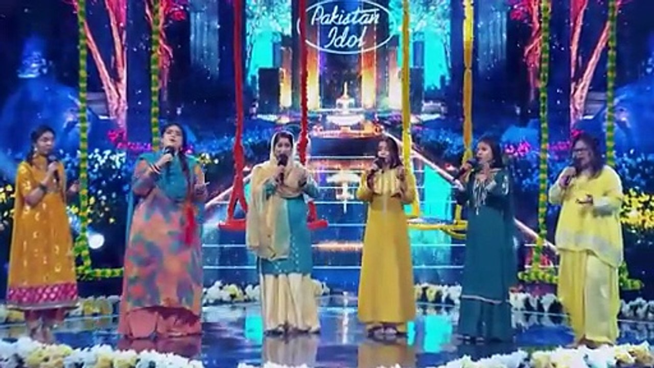 Pakistan Idol Episode 32 _ All Girls Basant Medley _ Sakal Ban x Patangbaz