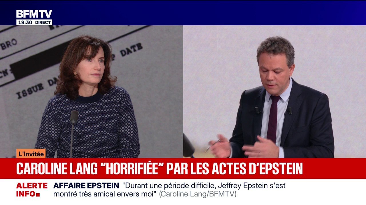“Je pense qu’il voulait être généreux avec moi”: Caroline Lang, productrice et fille de Jack Lang, revient sur la présence de son nom dans le testament de Jeffrey Epstein