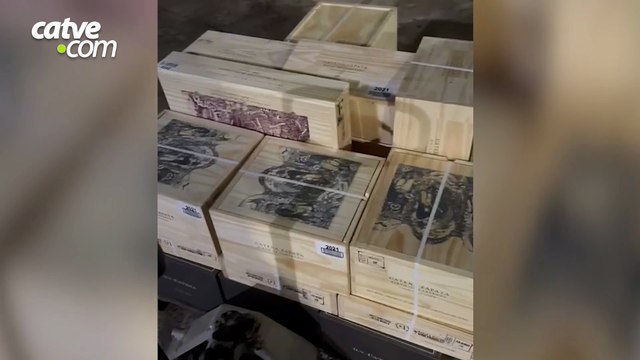 Mais de mil garrafas de vinho argentino são apreendidas em Foz do Iguaçu