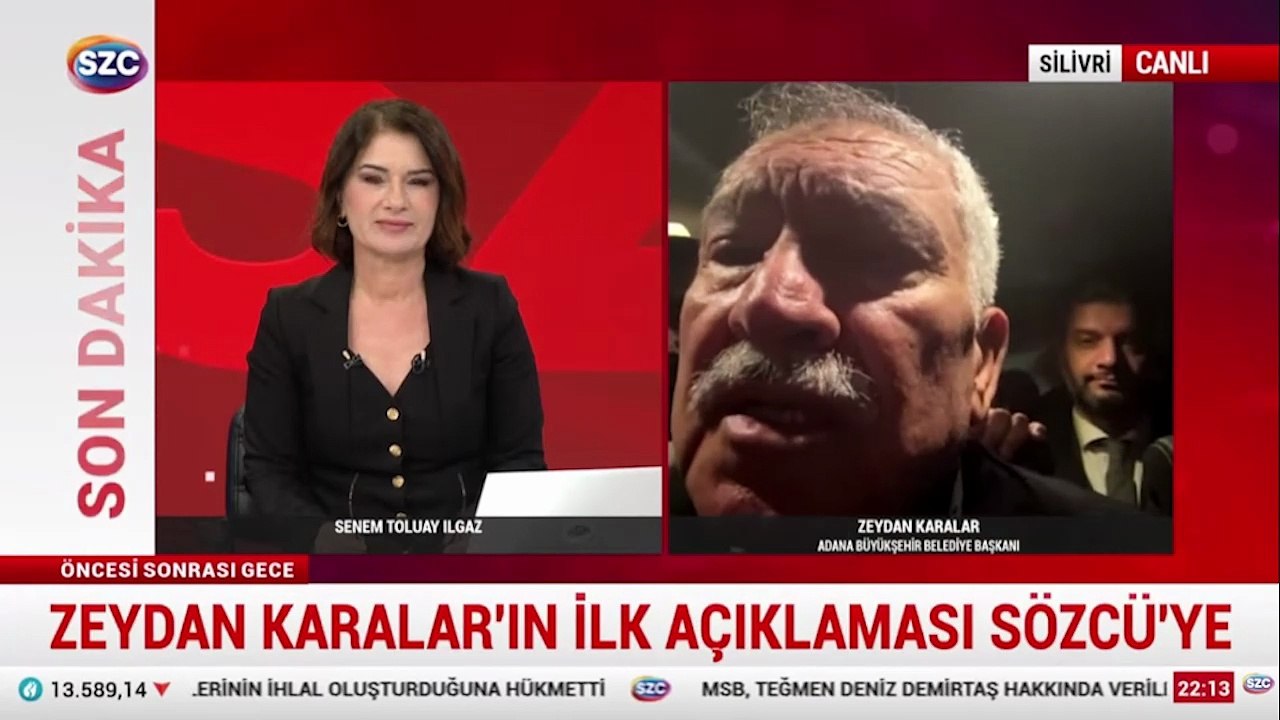 Zeydan Karalar cezaevinden çıktıktan sonra ilk kez Sözcü TV'de