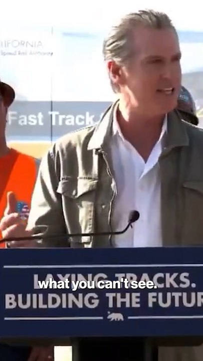 Gavin Newsom touts decade-long High Speed Rail project