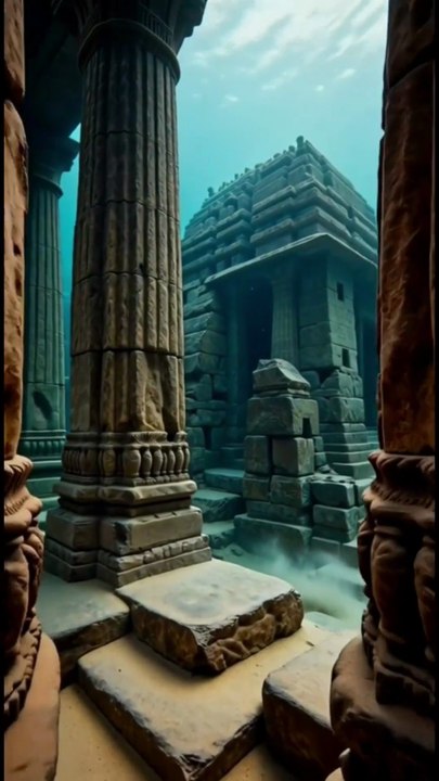 Dwarka:Mahabharat Ke Baad Dwarka Nagri Ka Kya Hua? Dekhiye Is Video Mein 🌊 #shorts #history #mythology
