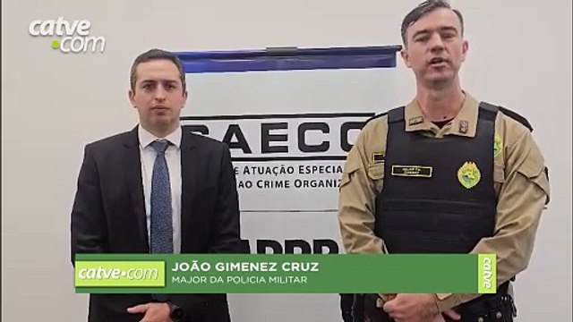 Gaeco de Umuarama cumpre mandados em operação que apura possíveis crimes cometidos por policiais militares