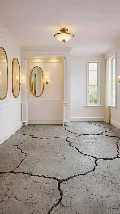 OMG. This Epoxy Floor Is Pure Art #interiordesign #renovation