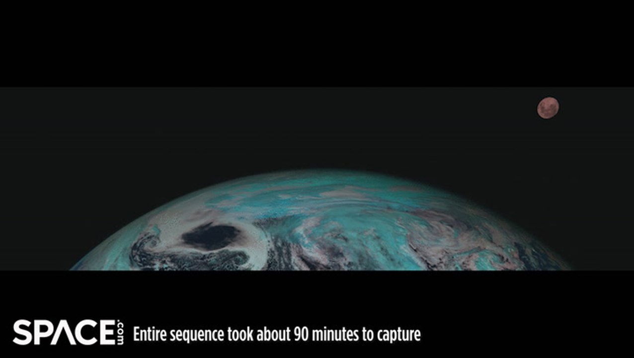 Time-Lapse Meteosat-11 Satellite Sees 'Upside-D...