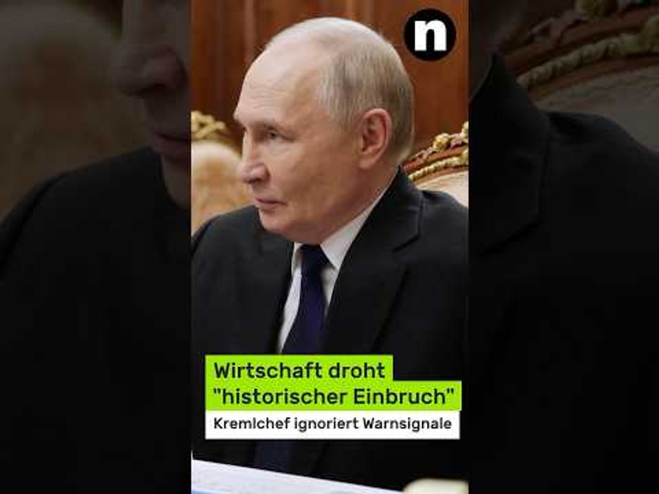 Wladimir Putin: Wirtschaft droht 'historischer Einbruch' - Kremlchef ignoriert Warnsignale