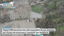 5.000 personas han sido evacuadas en Andalucía