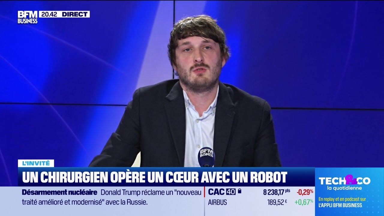 Dr Aurélien Vallée (hopital Marie Lannelongue) : Un chirurgien opère un cœur avec un robot, une première mondiale - 05/02