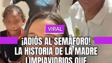 Todo inició con un video donde se veía a una madre limpiavidrios alistando con todo el amor y la paciencia del mundo a sus hijos en pleno semáforo para que se fueran al colegio.