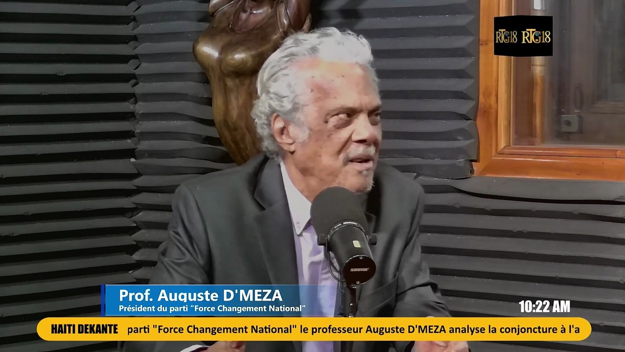 Auguste D'MEZA di li regrèt PM la konte sou entènasyonal pou'l dirije peyi a pou kont li aprè 7 Fév.