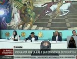 Presidente de la AN lidera mesa de diálogo del Programa por la Paz y la Convivencia Democrática