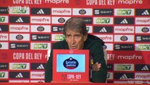 Pellegrini, rueda de prensa completa tras el Betis 0-5 Atlético de Madrid, cuartos de final de la Copa del Rey