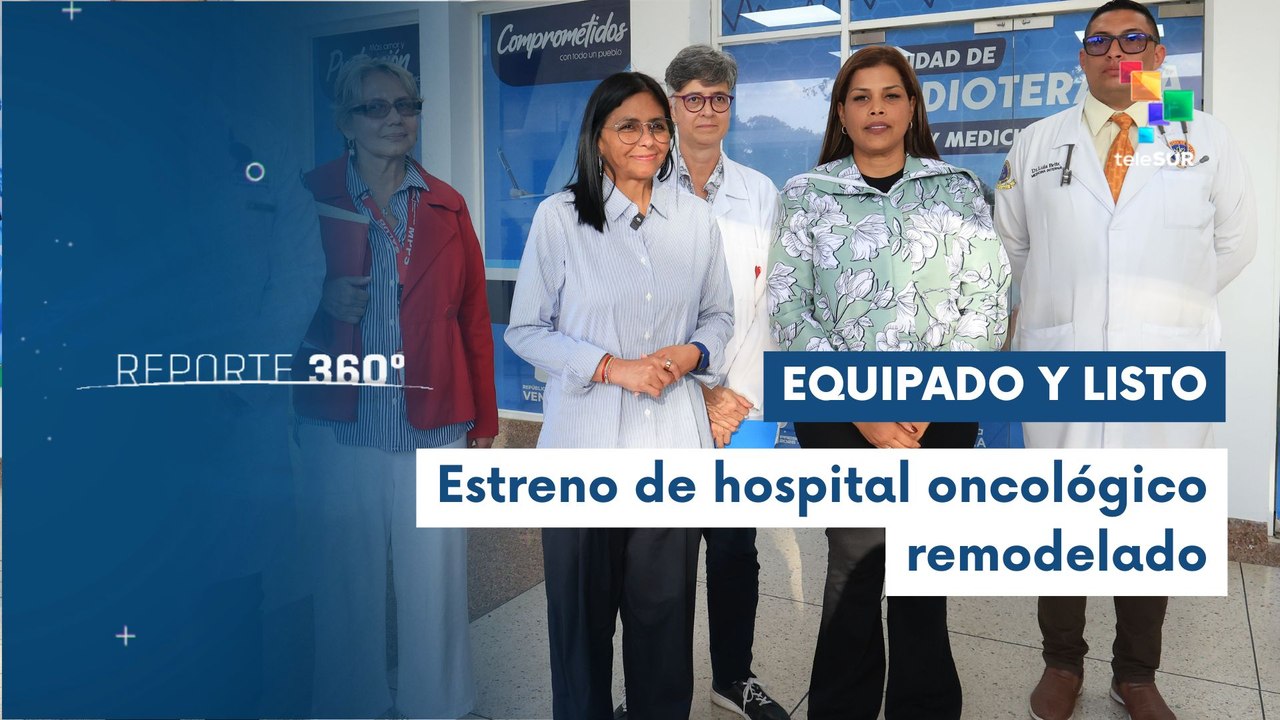 Pdta. (E) Delcy Rodríguez supervisó nueva unidad de radioterapia en Ciudad Bolívar