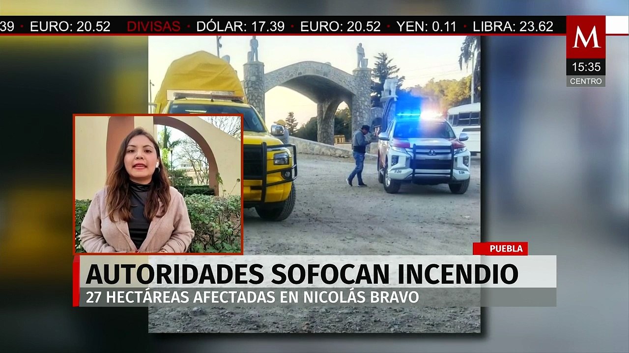 Combaten primer incendio forestal de 2026; consume 27 hectáreas en Nicolás Bravo, Puebla
