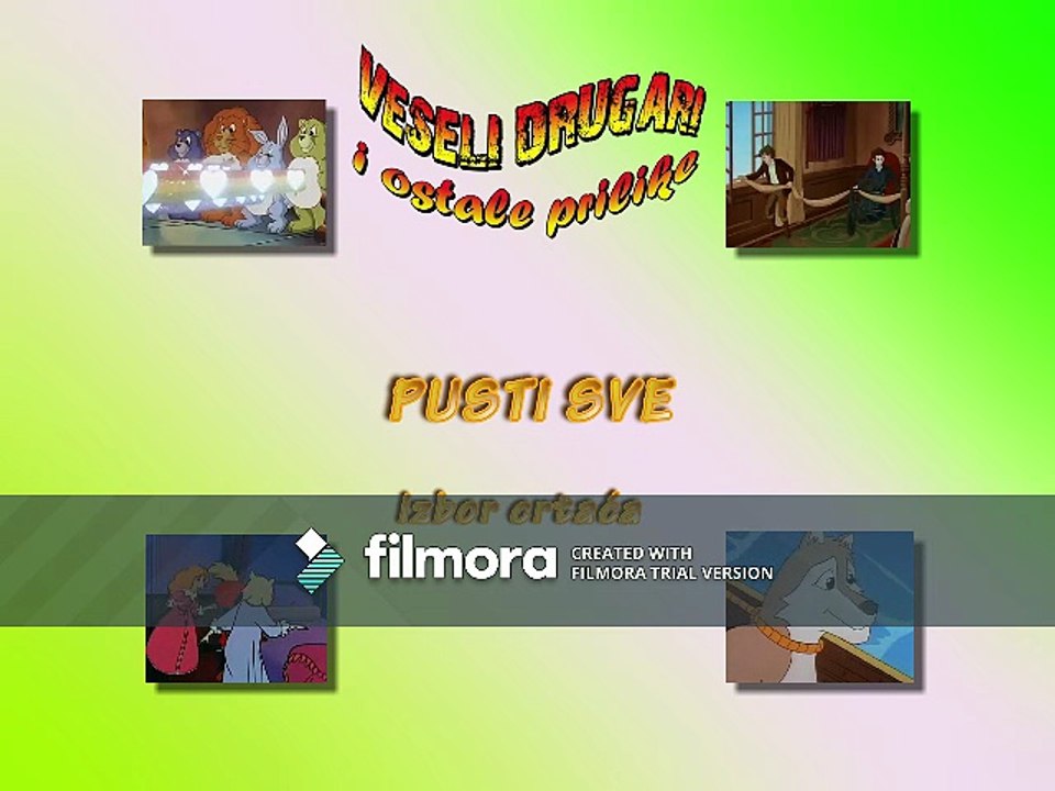 Veseli drugari i ostale prilike DVD Menu Srpski Continental Film Junior 2007