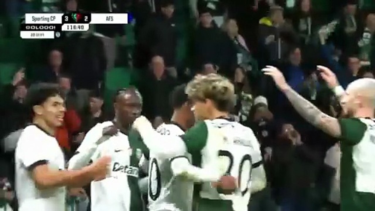 Tercer Gol del Sporting CP - Taca de Portugal