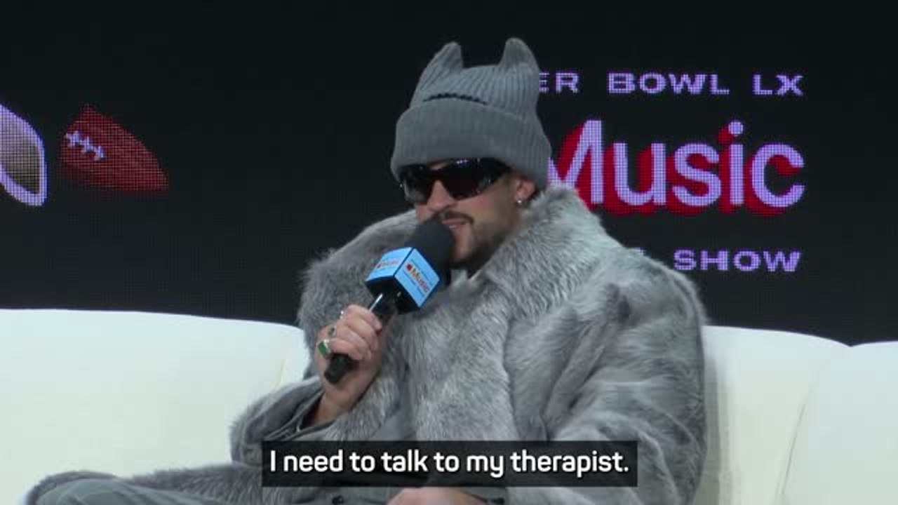 'Need to talk to my therapist' - Bad Bunny on Super Bowl halftime show preparation