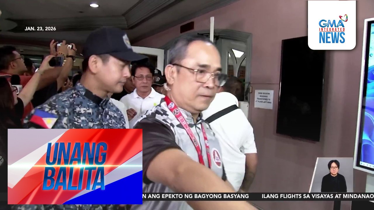 Hiling ni dating Sen. Bong Revilla na ilipat siya sa PNP Custodial Center, ibinasura ng Sandiganbayan | Unang Balita