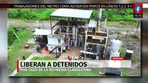 Liberan por falta de pruebas a detenidos por operar refinería ilegal en Veracruz