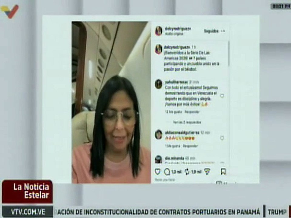Presidenta (E) invitó a los fanáticos del béisbol a disfrutar de la Serie de las Américas 2026