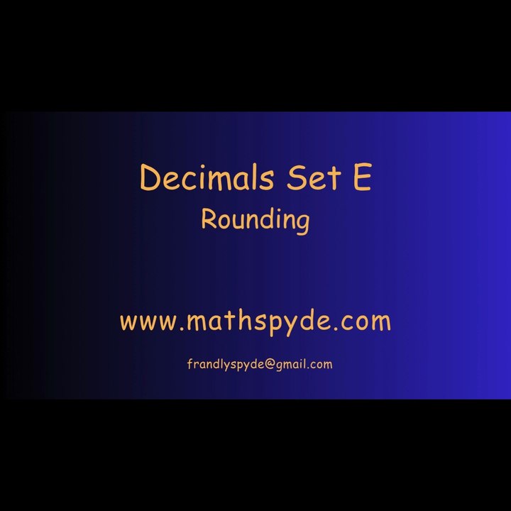 Decimals Set E Short