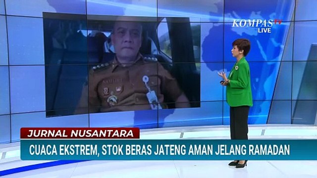 [FULL] Gubernur Jateng Ungkap Stok Beras Aman di Tengah Cuaca Ekstrem, Bulog Pantau Ketersediaan