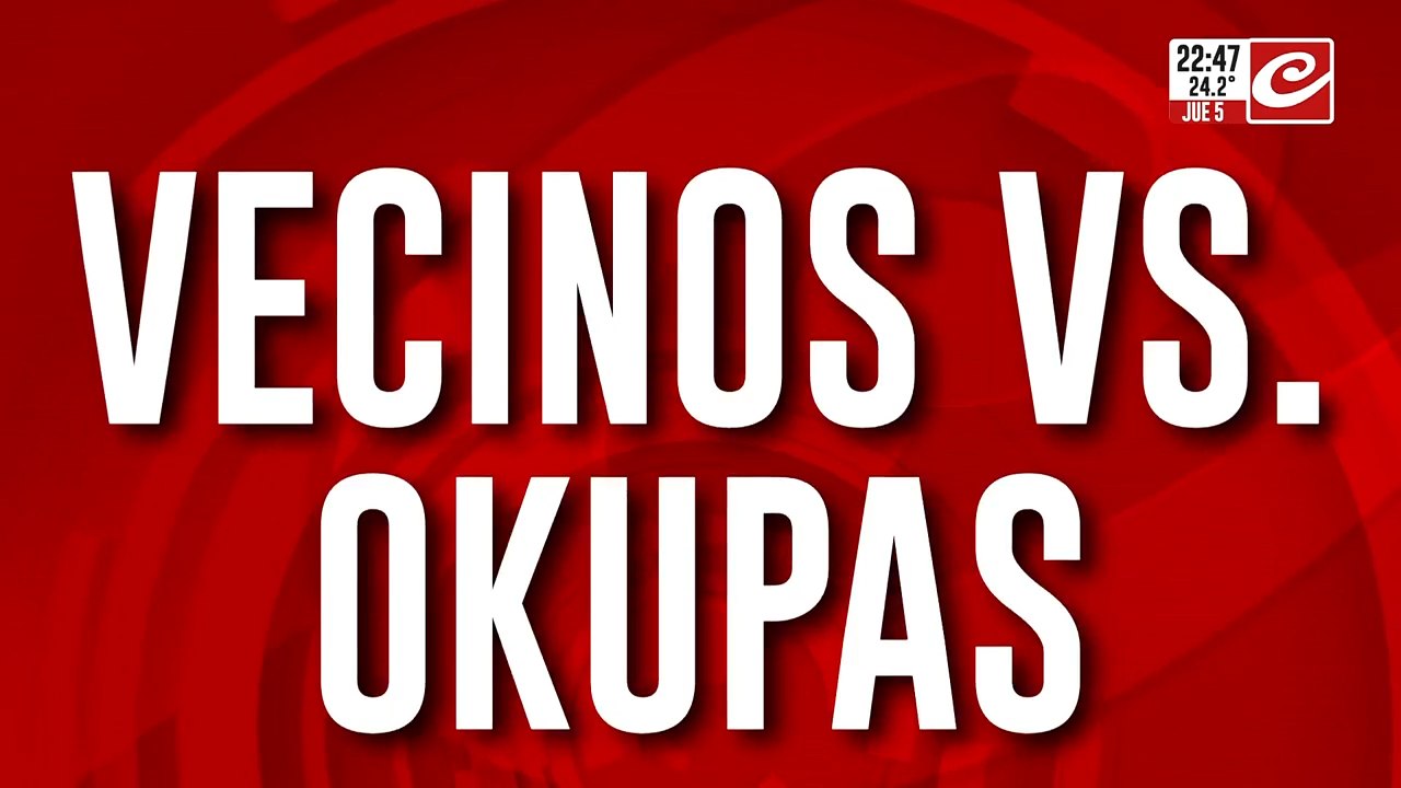 Vecinos vs. 'Okupas': se unieron para desalojar a usurpadores en el barrio