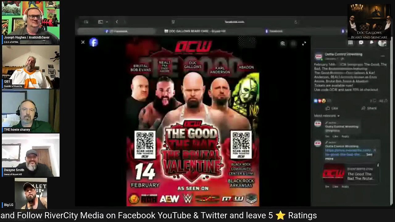 The Big LG Doc Gallows, and S.Dwayne Smith join RCM tonight!