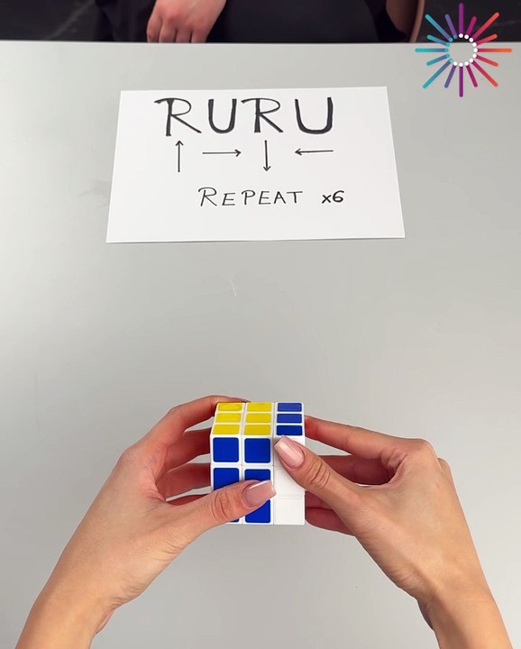 Solve rubik’s cube using this method 🧠