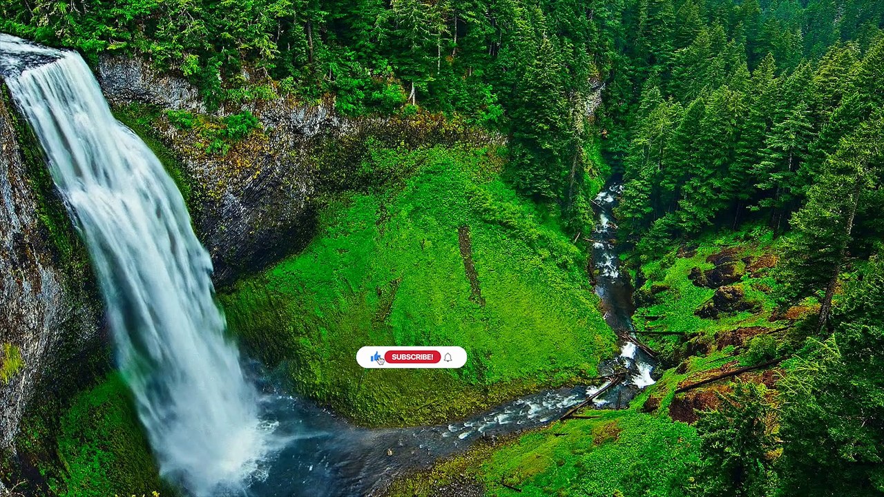 Waterfall White Noise for Stress Relief & Sleep