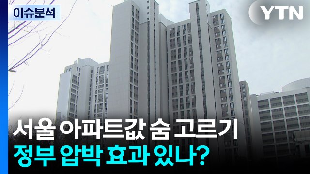 [뉴스나우] 서울 아파트값 숨 고르기...정부, 부동산 압박 효과 있나? / YTN