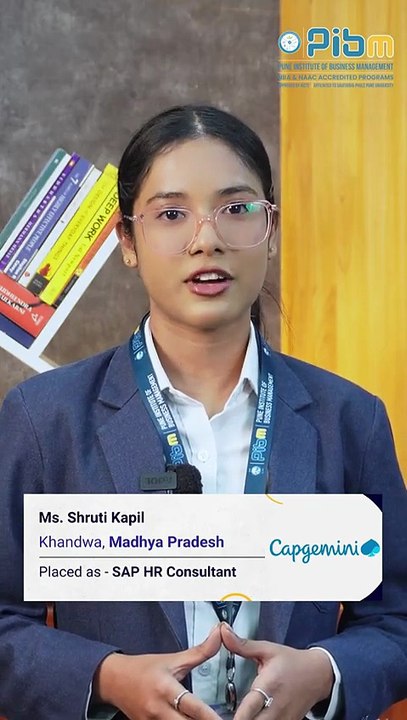 PIBM to Capgemini |  MBA & PGDM | Shruti Kapil Batch 2024–26