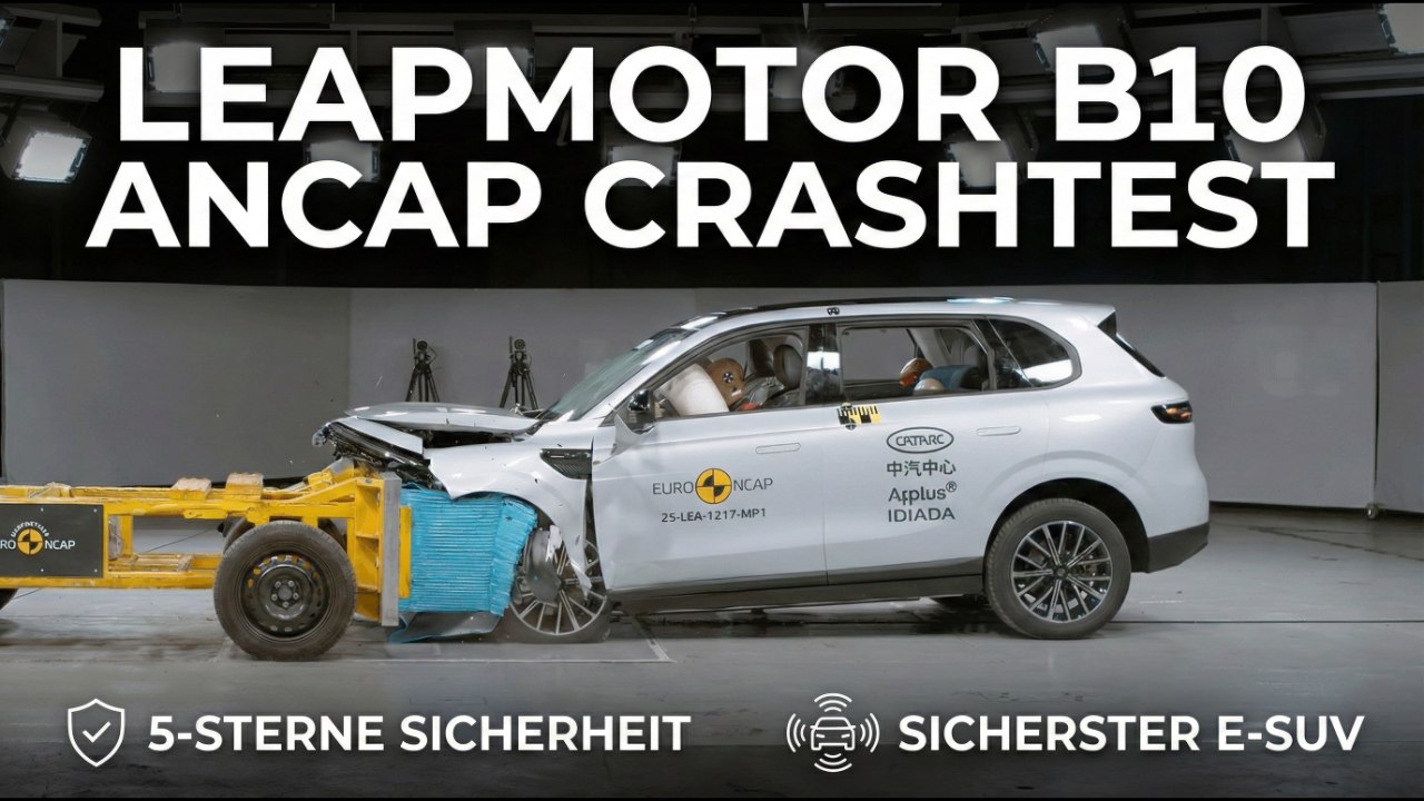 Leapmotor B10 ANCAP Crashtest | 5-Sterne-Sicherheit im Detail