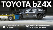 Toyota bZ4X Sicherheitstest | ANCAP Crashtest im Überblick