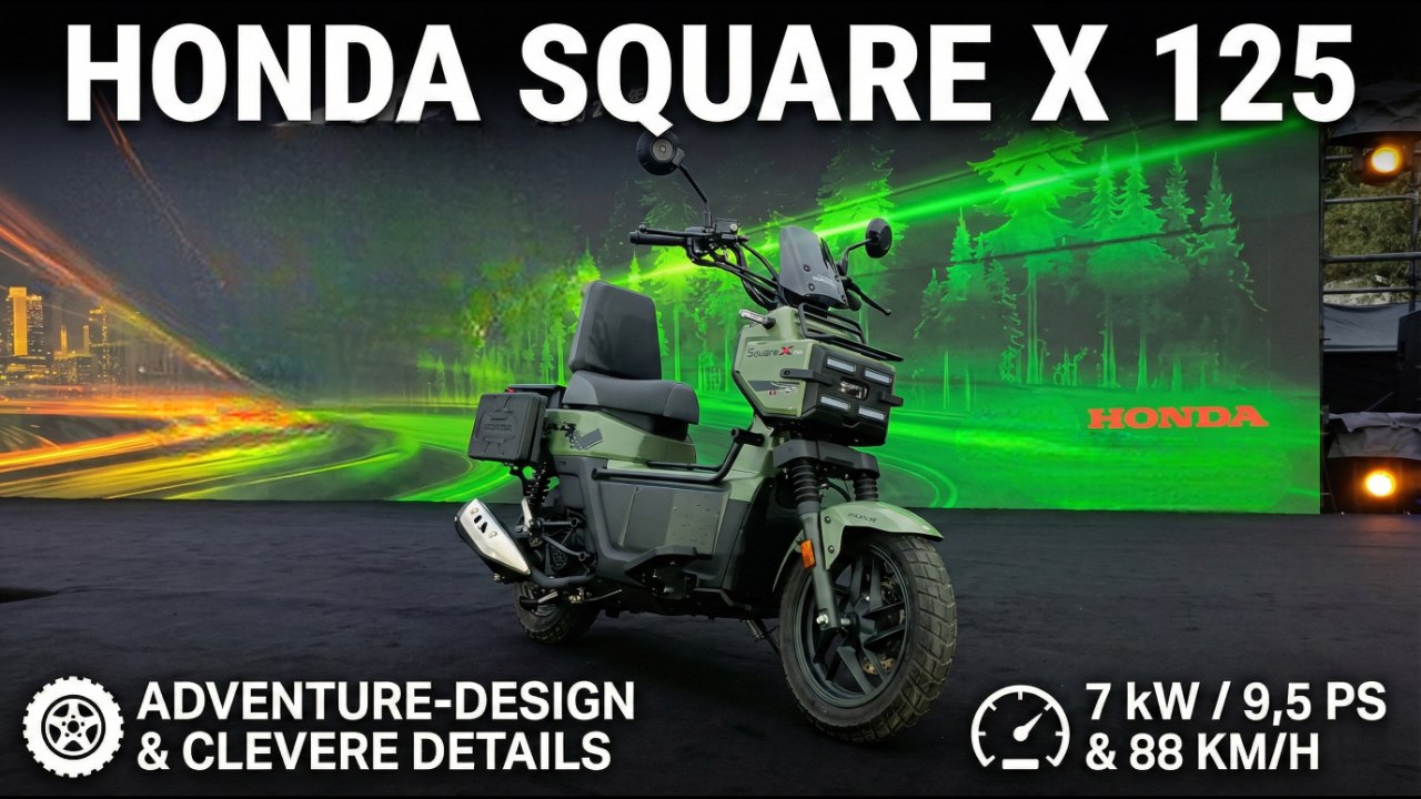 Honda Square X 125 Check: Vielseitiger Roller für Stadt und Freizeit