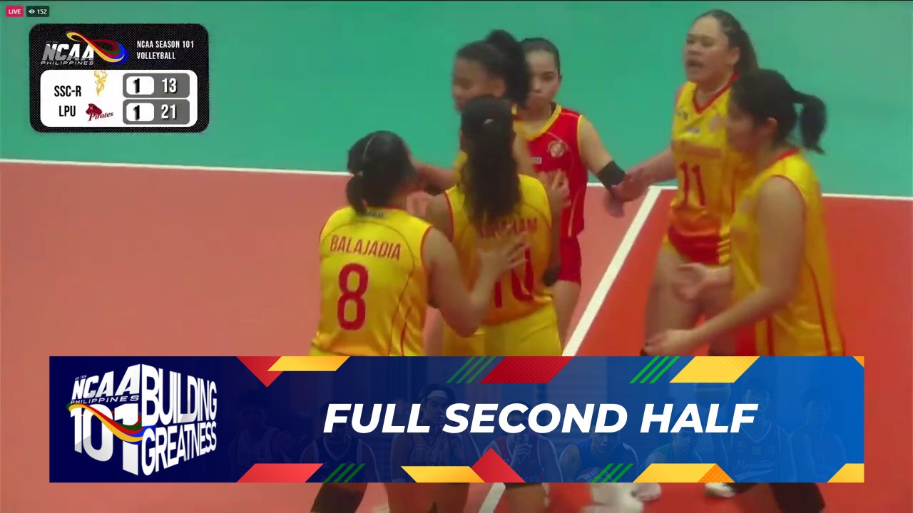 FULL SECOND HALF - SSC-R Lady Stags vs LPU Lady Pirates | NCAA Season 101