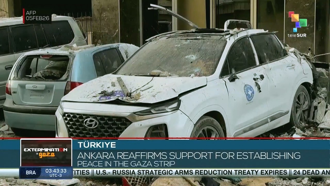 Ankara reaffirms support for establishing peace in the Gaza strip