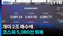 개미 2조 매수에 코스피 5,080선 회복...한때 매도 사이드카 / YTN