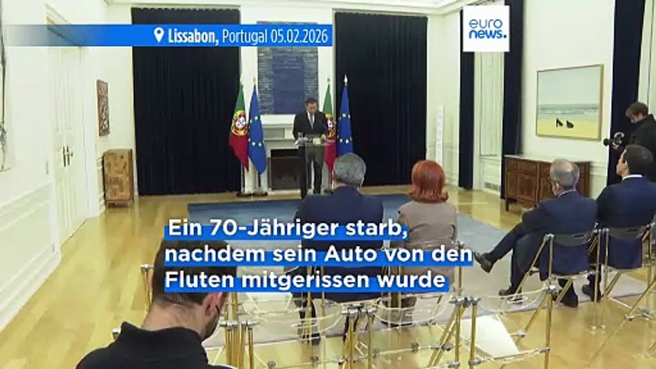 Sturmtief "Leonardo" verwüstet Portugal und Spanien