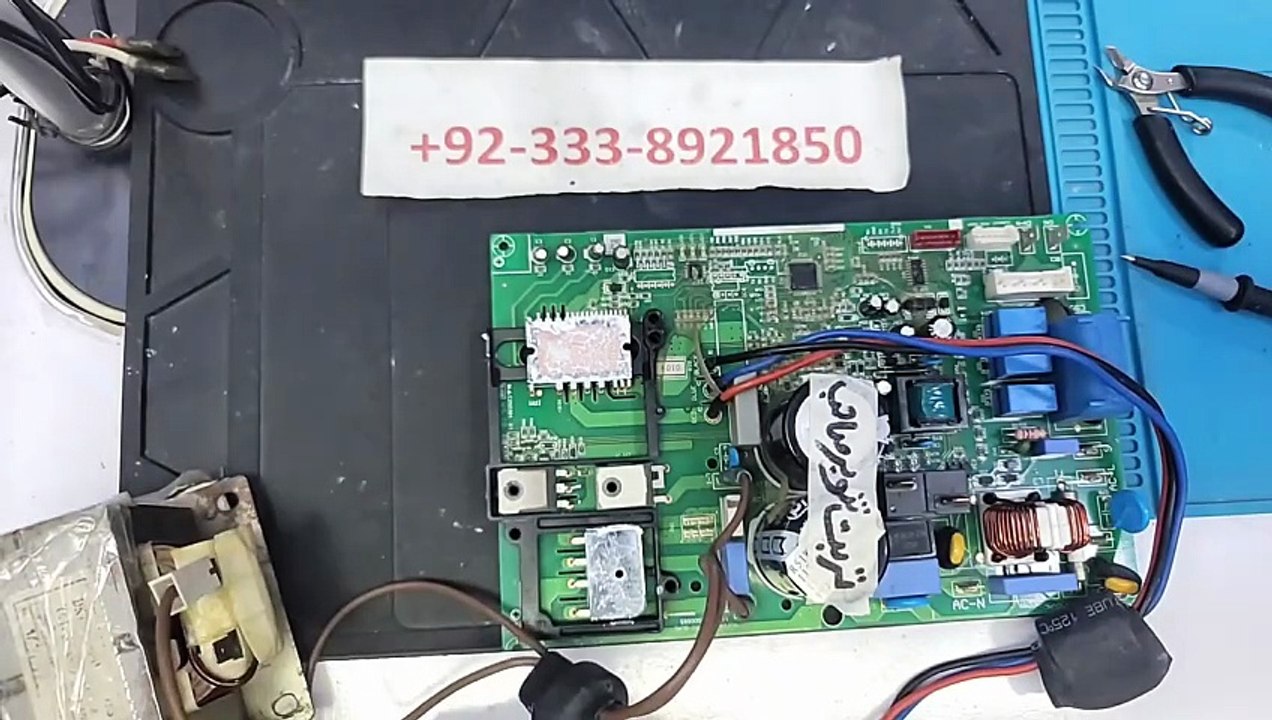 Orient Dawlance PEL Dc inverter ac E5 error code outdoor pcb Dc inverter ac pcb training center
