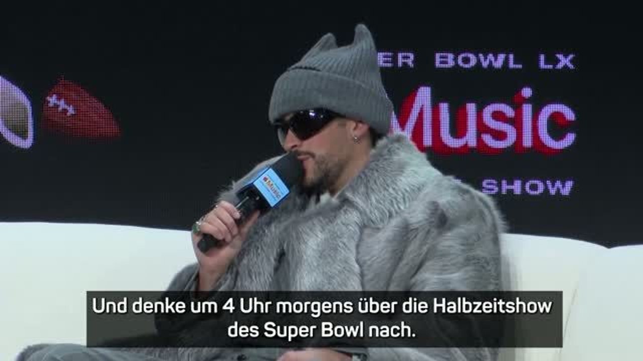 Super-Bowl-Halftime-Star Bad Bunny: "Muss zum Therapeuten"