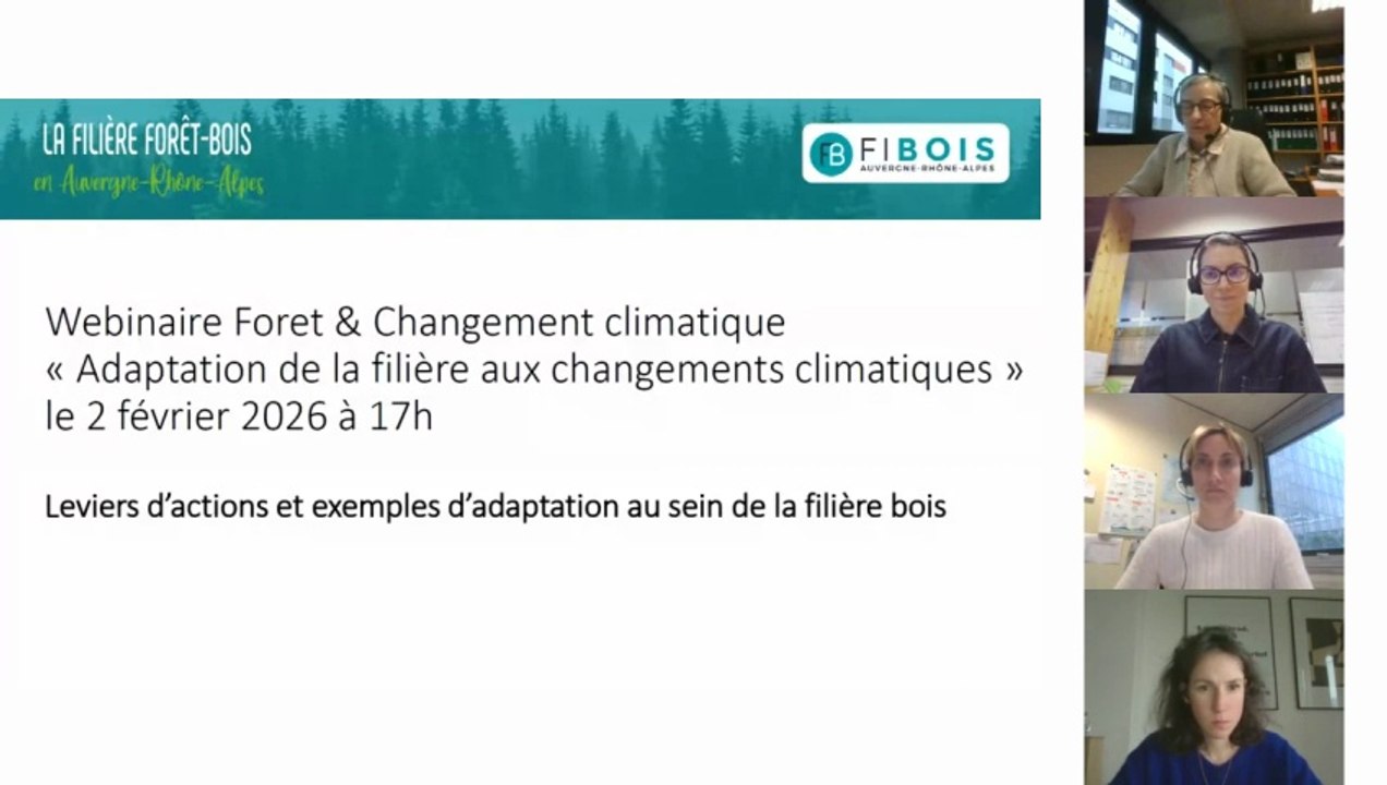 Webinaire #45 forêt et changements climatiques