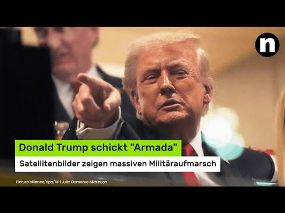 Donald Trump schickt 'Armada': Satellitenbilder zeigen massiven US-Militäraufmarsch