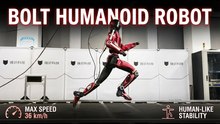 MirrorMe Technology Bolt Humanoid Robot läuft schneller als Menschen