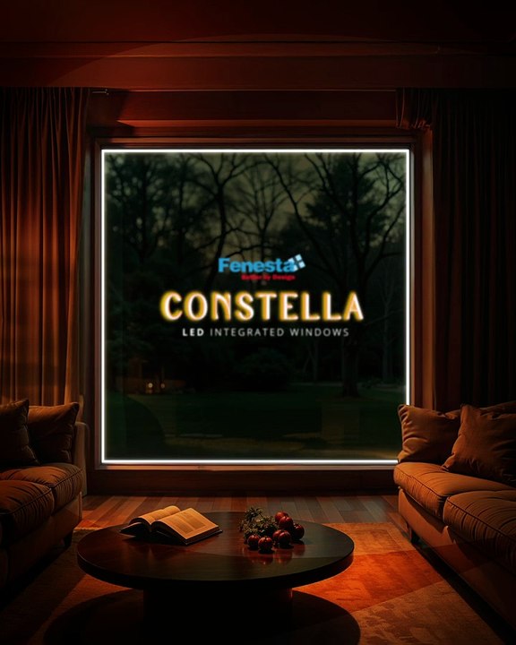 Constella LED Integrated Windows That Illuminate Style After Sunset